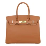 Borsa Hermès Birkin 30 in pelle Epsom marrone chiaro