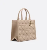 Borsa Dior Book Tote media Macrocannage talpa desertico 36,5 cm – Bild 3