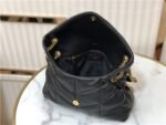 Borsa Saint Laurent LouLou Puffer in pelle nera 29 cm – Bild 7