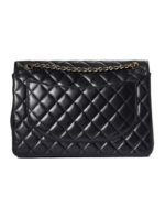 Borsa Chanel 11.12 Double Flap nera maxi 33 cm – Bild 3