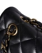 Borsa Chanel 11.12 Double Flap nera maxi 33 cm – Bild 6