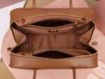 Miu Miu Leather Top-Handle Box Bag caramello 34 cm – Bild 5