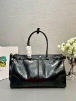Borsa Prada Etiquette in pelle nera – Bild 3