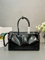 Borsa Prada Etiquette in pelle nera