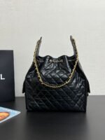 Borsa Chanel 25 Grande in pelle martellata ner – Bild 3