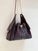 Borsa Chanel 25 in pelle trapuntata bordeaux